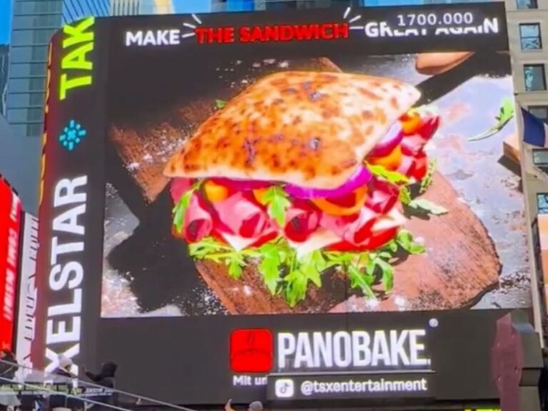 Panobake Goes Time Square New York